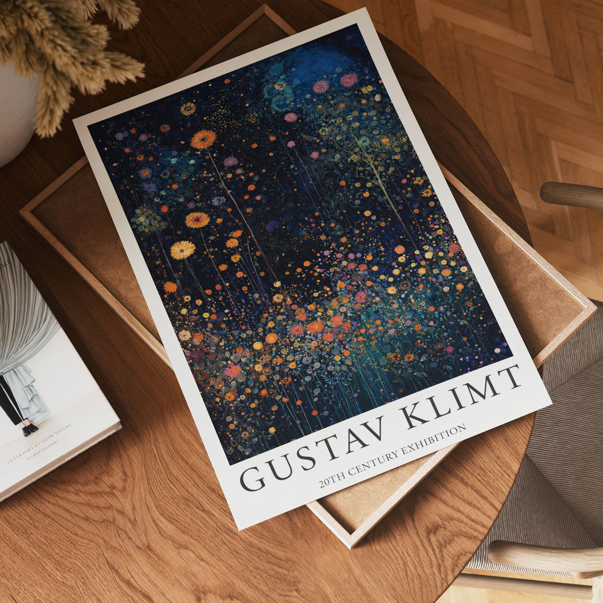 Gustav Klimt Nocturnal – affisch med stilfullt motiv från Bozetto i hög kvalitet
