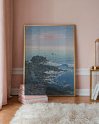 Morning at Cape Inubo affisch i minimalistiskt sovrum – köp enkelt hos Bozetto i hög kvalitet