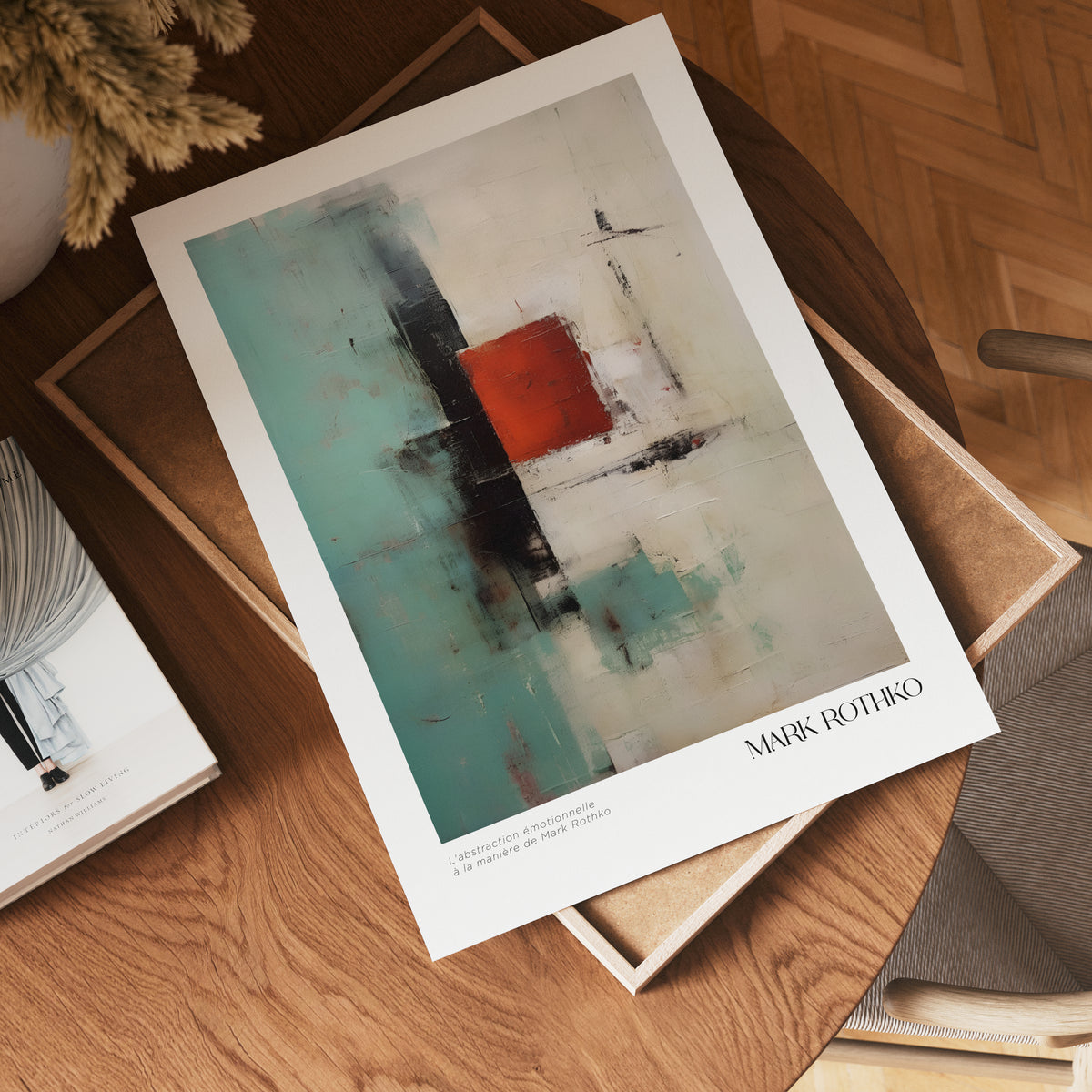 Quiet Echo Mark Rothko – affisch med stilfullt motiv från Bozetto i hög kvalitet