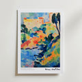 Summer at the Hillside Matisse affisch på neutral bakgrund – poster från Bozetto