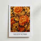 William Morris Amber Florals – stilfullt konsttryck från Bozetto, tryckt på matt finpapper
