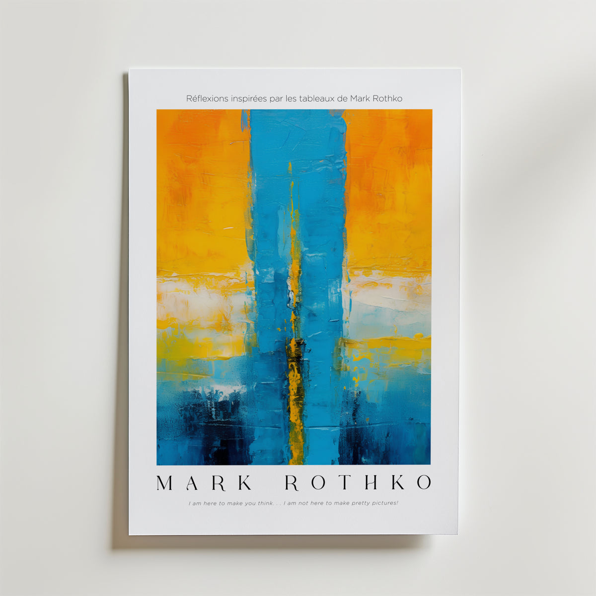 Skybreak Mark Rothko – stilfullt konsttryck från Bozetto, tryckt på matt finpapper