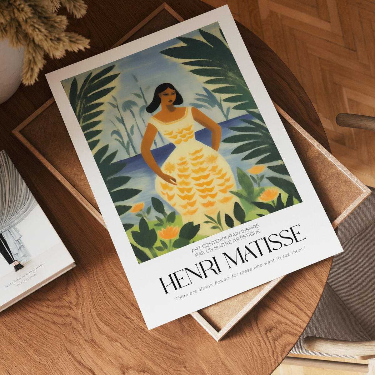 Polynésie, le ciel Matisse – affisch med stilfullt motiv från Bozetto i hög kvalitet