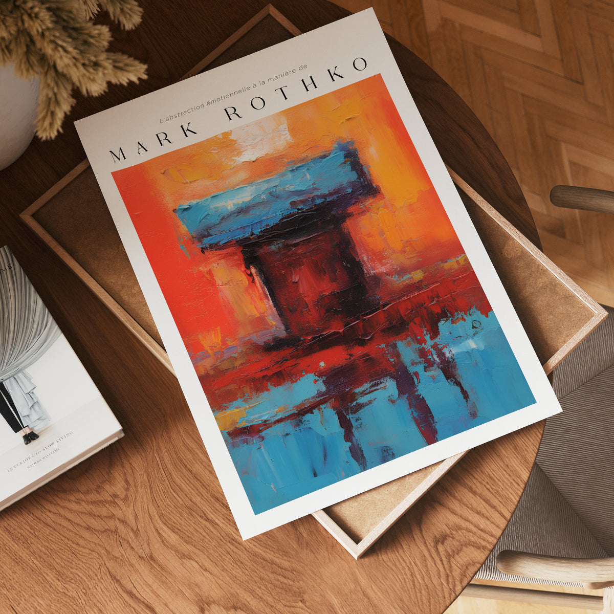 Temple of Flame Mark Rothko – affisch med stilfullt motiv från Bozetto i hög kvalitet