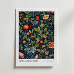 William Morris Midnight Orchard affisch på neutral bakgrund – poster från Bozetto