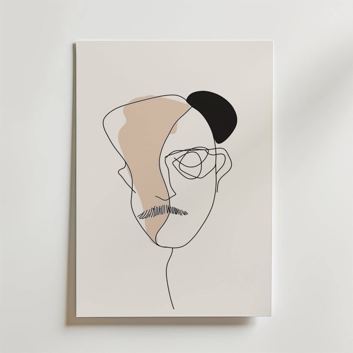 The Thinker – stilfullt konsttryck från Bozetto, tryckt på matt finpapper i hög tryckkvalitet