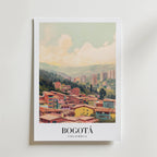 Colors Of Bogotá – stilfullt konsttryck från Bozetto, tryckt på matt finpapper i hög tryckkvalitet
