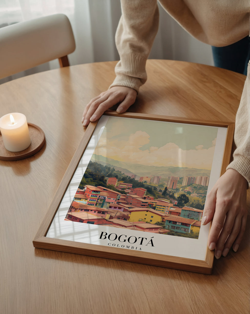 Colors Of Bogotá – affisch med snyggt motiv, köp enkelt hos Bozetto i flera storlekar