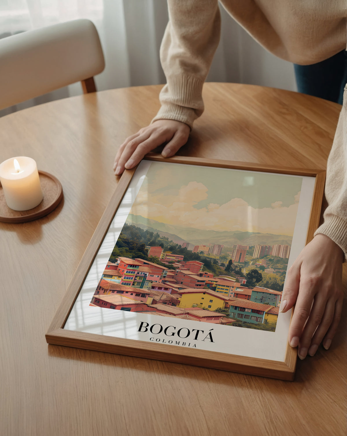 Colors Of Bogotá – affisch med snyggt motiv, köp enkelt hos Bozetto i flera storlekar