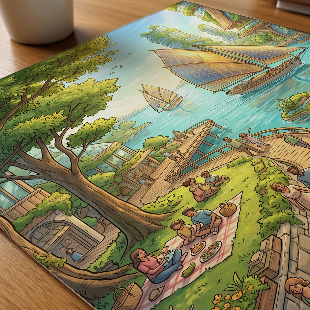 Harbour Town Poster – tryck på papper