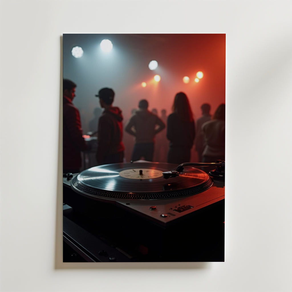 Oldschool Disco – stilfullt konsttryck från Bozetto, tryckt på matt finpapper i hög tryckkvalitet