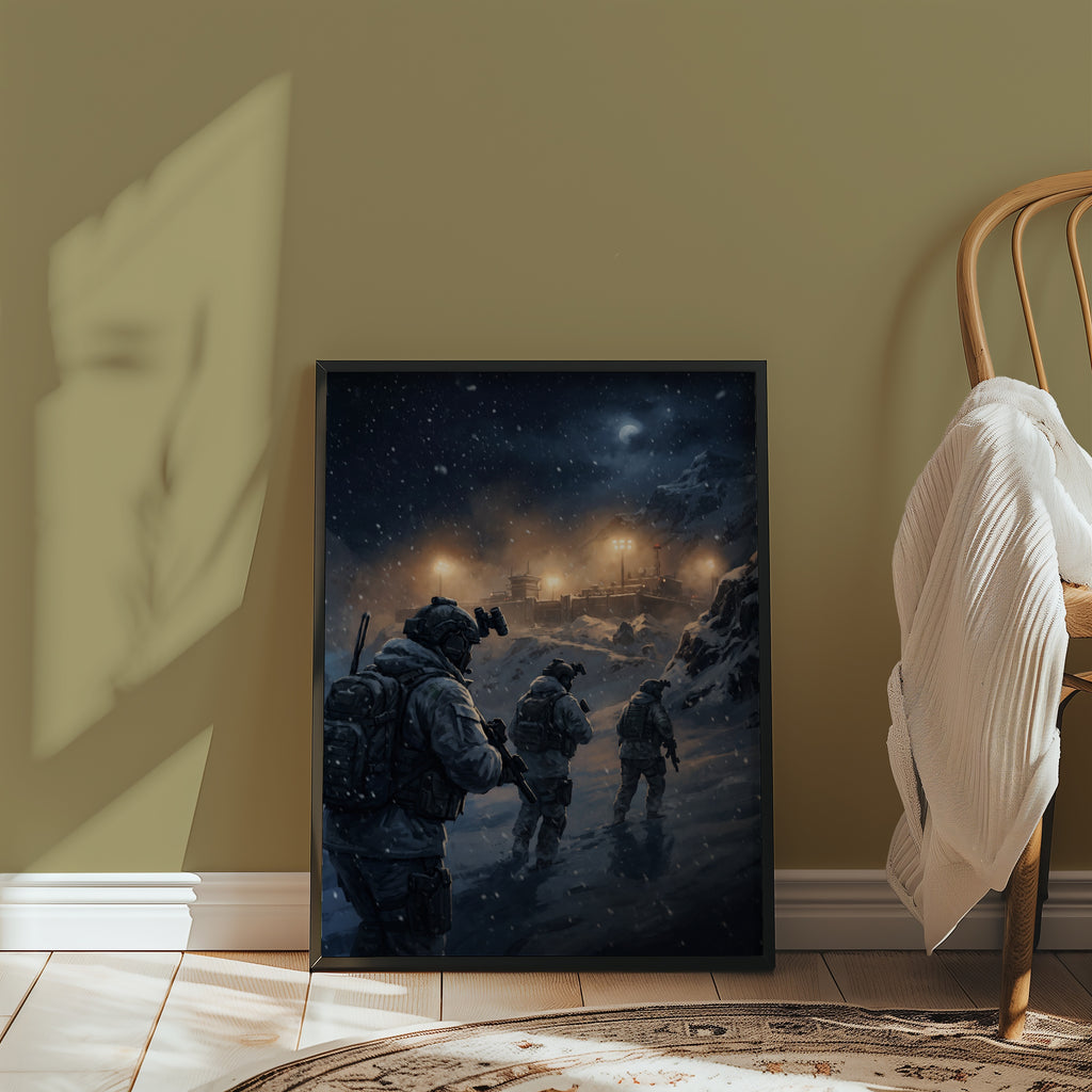 Winter Patrol Poster – i rum 4