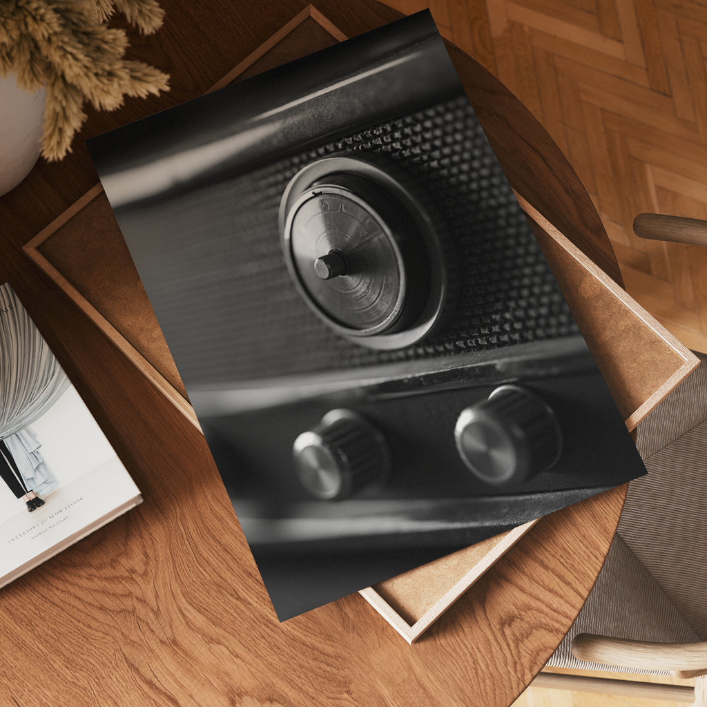 Old Fashioned Radio poster visad rakt fram – Bozetto affisch i hög tryckkvalitet