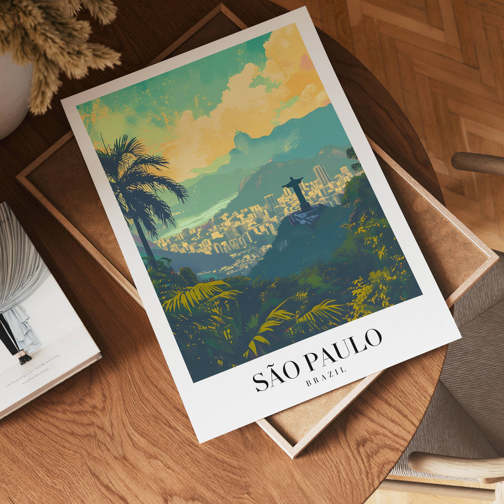 Echoes Of São Paulo poster visad rakt fram – Bozetto affisch i hög tryckkvalitet
