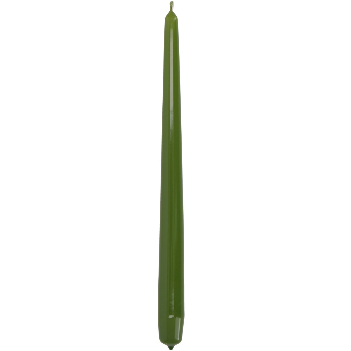 Świece stołowe Leśna zieleń 30 cm 10 szt. – Długi czas palenia