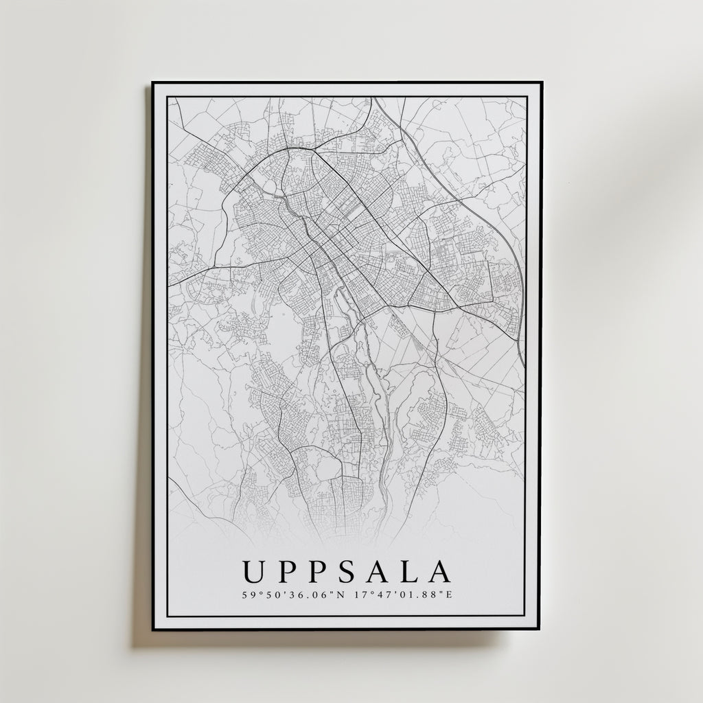 Storleksguide för Uppsala Karta – välj din favoritstorlek och beställ hos Bozetto