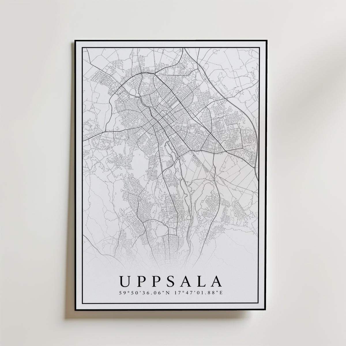 Storleksguide för Uppsala Karta – välj din favoritstorlek och beställ hos Bozetto