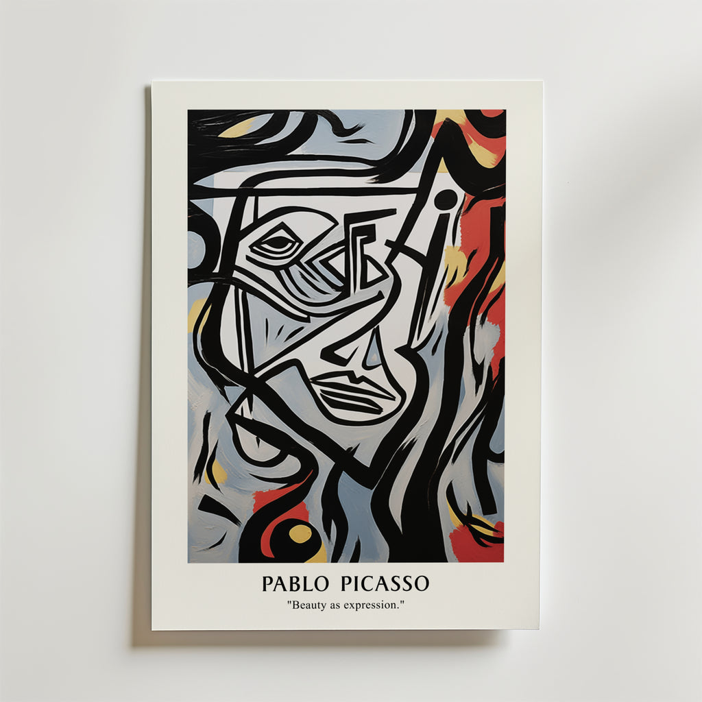 Picasso Layers Of Emotion – stilfullt konsttryck från Bozetto, tryckt på matt finpapper