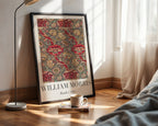 Mockup av William Morris Wandle 1884 affisch på vägg – köp enkelt hos Bozetto i hög kvalitet