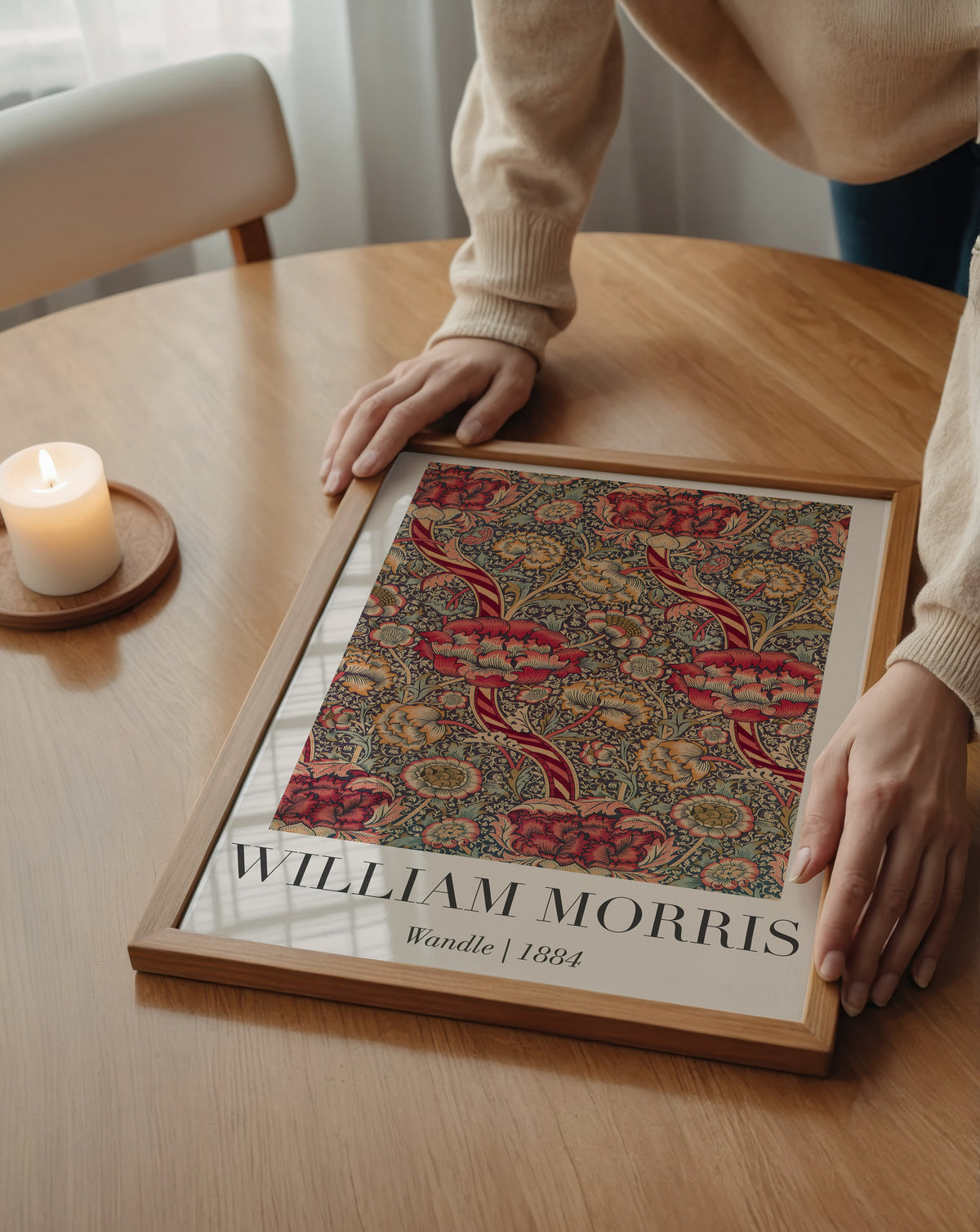 William Morris Wandle 1884 – affisch med stilfullt motiv från Bozetto i hög kvalitet