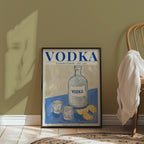 Vodka poster i stilrent hem med modern inredning – köp enkelt hos Bozetto i hög kvalitet