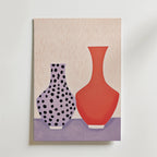 Playful Vases – stilfullt konsttryck från Bozetto, tryckt på matt finpapper i hög tryckkvalitet
