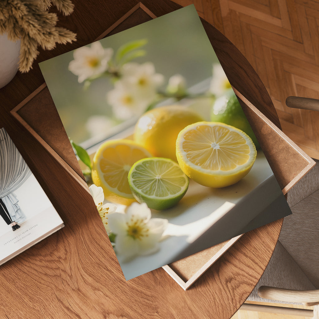 Sunlit Citrus poster visad rakt fram – Bozetto affisch i hög tryckkvalitet i hög tryckkvalitet