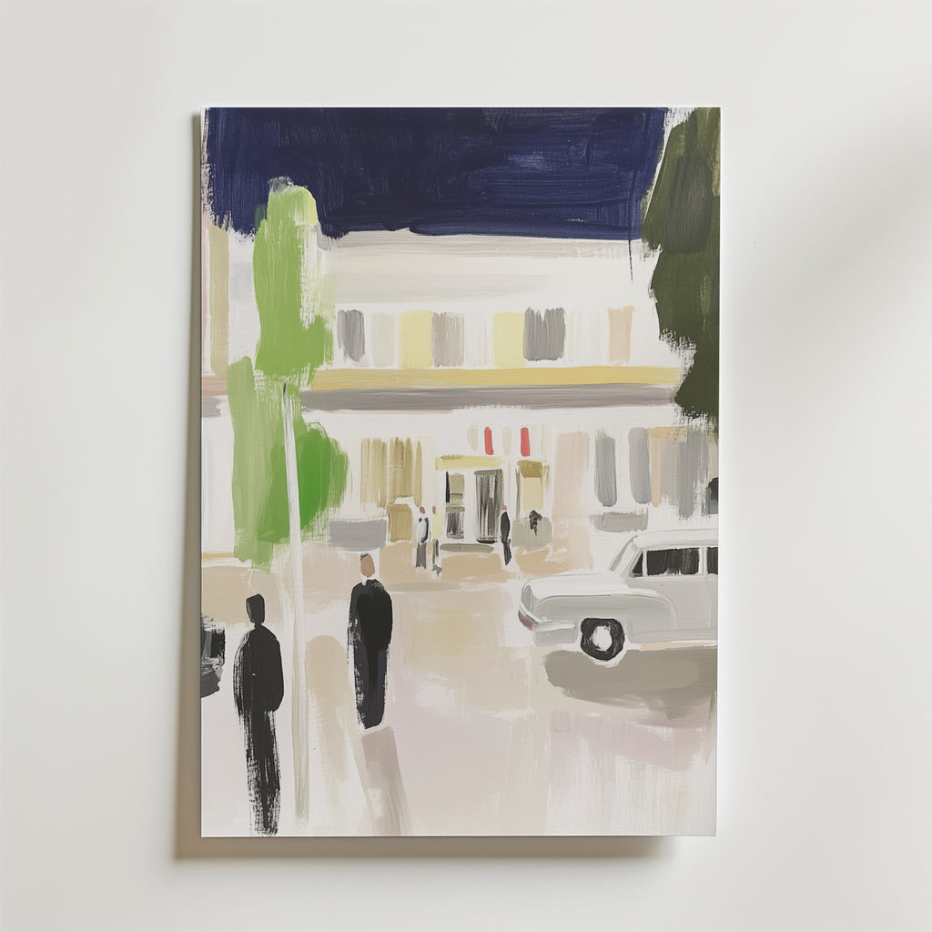 Where the Night Begins – stilfullt konsttryck från Bozetto, tryckt på matt finpapper