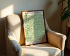 William Morris Victoria & poster visualiserad på vägg – från Bozetto i hög kvalitet