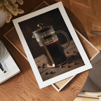 Coffee Press – affisch med snyggt motiv, köp enkelt hos Bozetto i flera storlekar