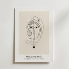 Picasso Soul In Lines – stilfullt konsttryck från Bozetto, tryckt på matt finpapper