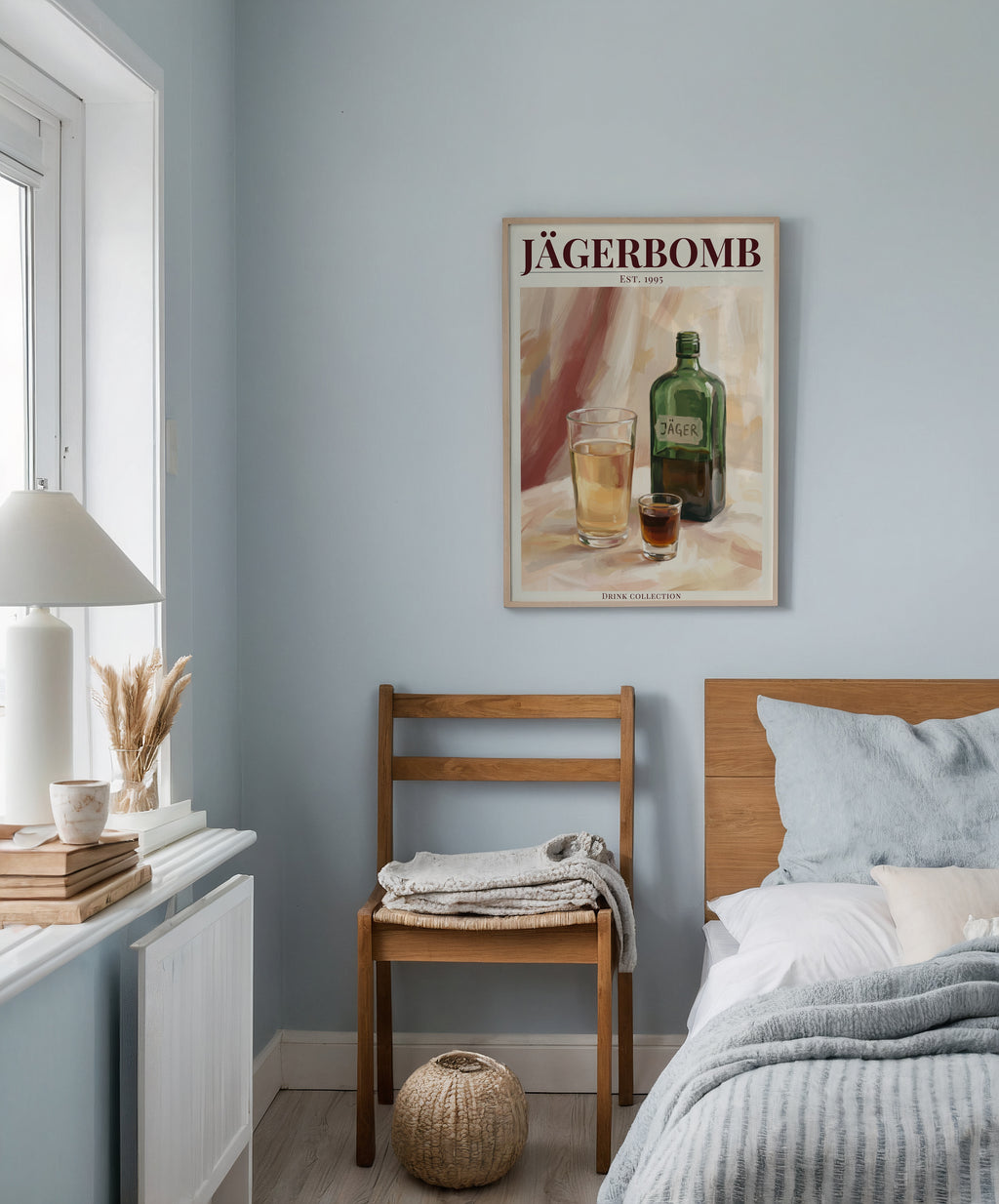 Jägerbomb poster i stilrent hem med modern inredning – köp enkelt hos Bozetto i hög kvalitet