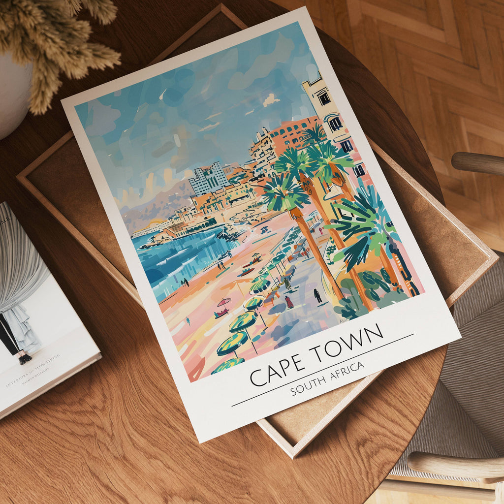 Cape Town Coastal Escape – affisch med stilfullt motiv från Bozetto i hög kvalitet