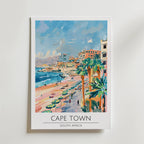 Cape Town Coastal Escape – stilfullt konsttryck från Bozetto, tryckt på matt finpapper
