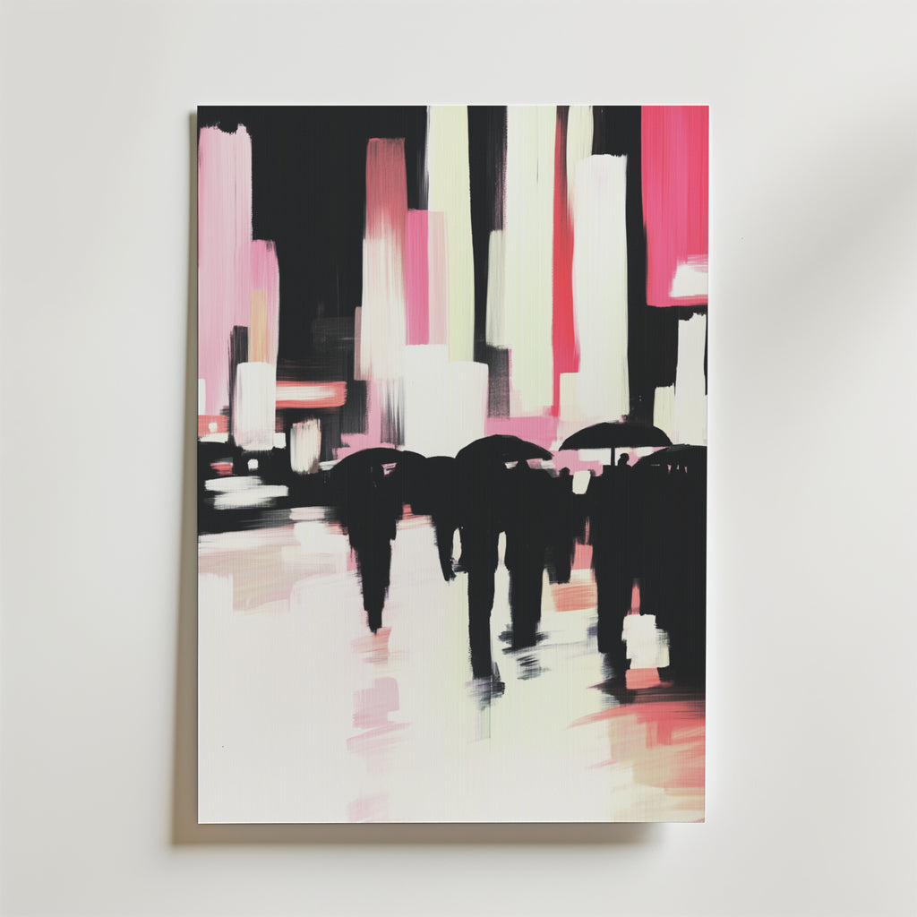 City Drenched in Light – stilfullt konsttryck från Bozetto, tryckt på matt finpapper