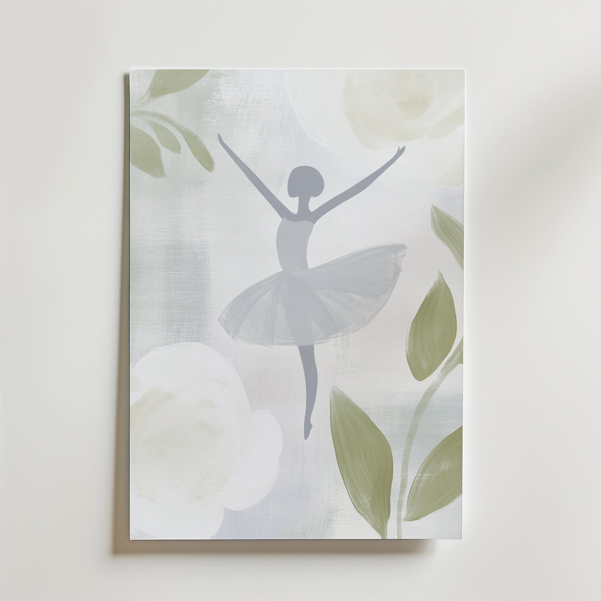 Flower Dancer – stilfullt konsttryck från Bozetto, tryckt på matt finpapper i hög tryckkvalitet