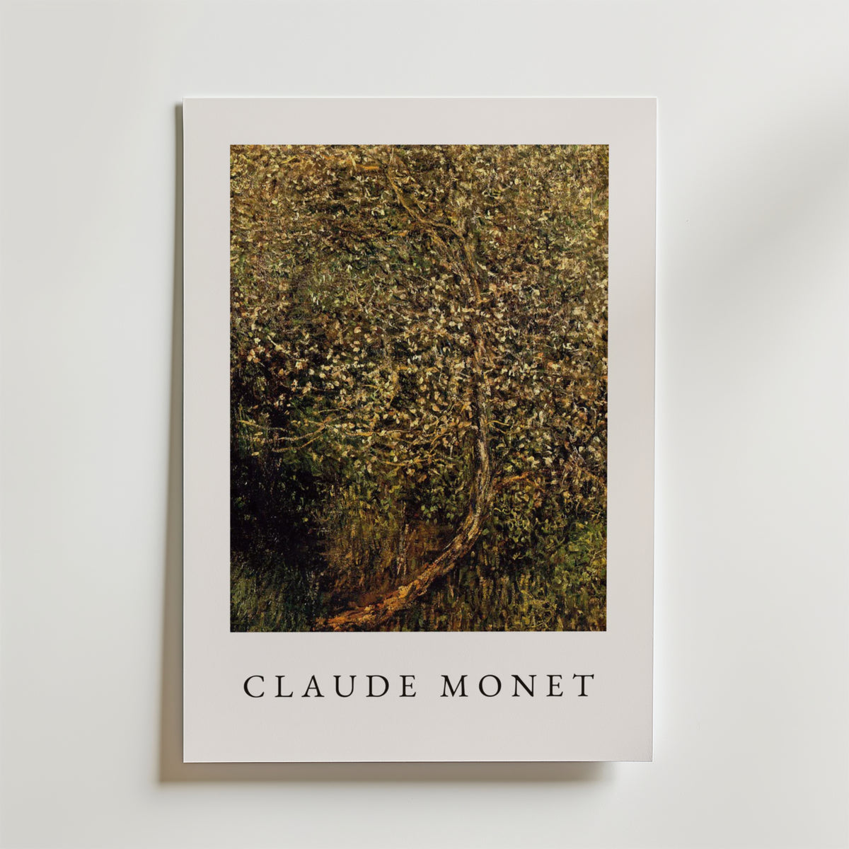 Claude Monet Apple Tree – stilfullt konsttryck från Bozetto, tryckt på matt finpapper
