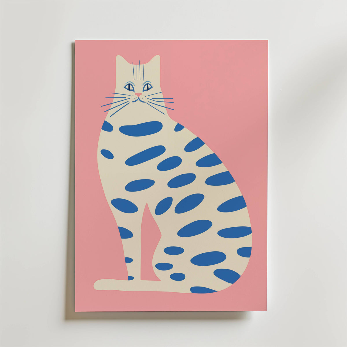 Feline Rhythm – stilfullt konsttryck från Bozetto, tryckt på matt finpapper i hög tryckkvalitet