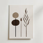 Abstract Garden Shapes – stilfullt konsttryck från Bozetto, tryckt på matt finpapper