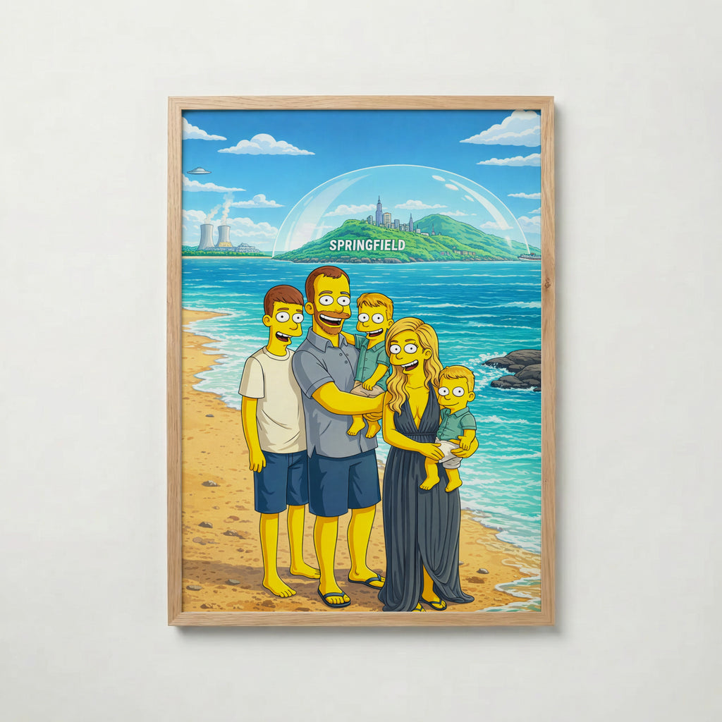 Spersonalizowany plakat Simpson - Stwórz własny projekt