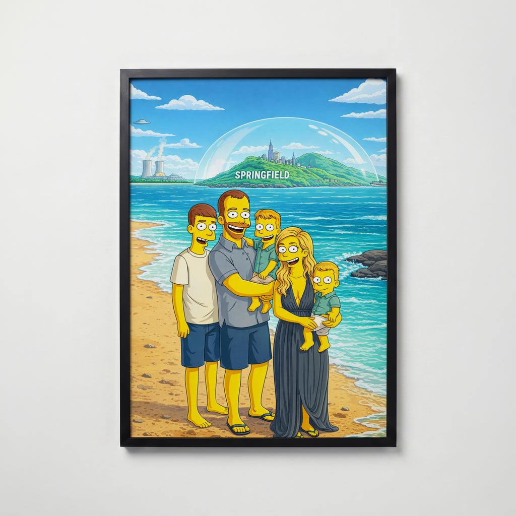 Spersonalizowany plakat Simpson - Stwórz własny projekt