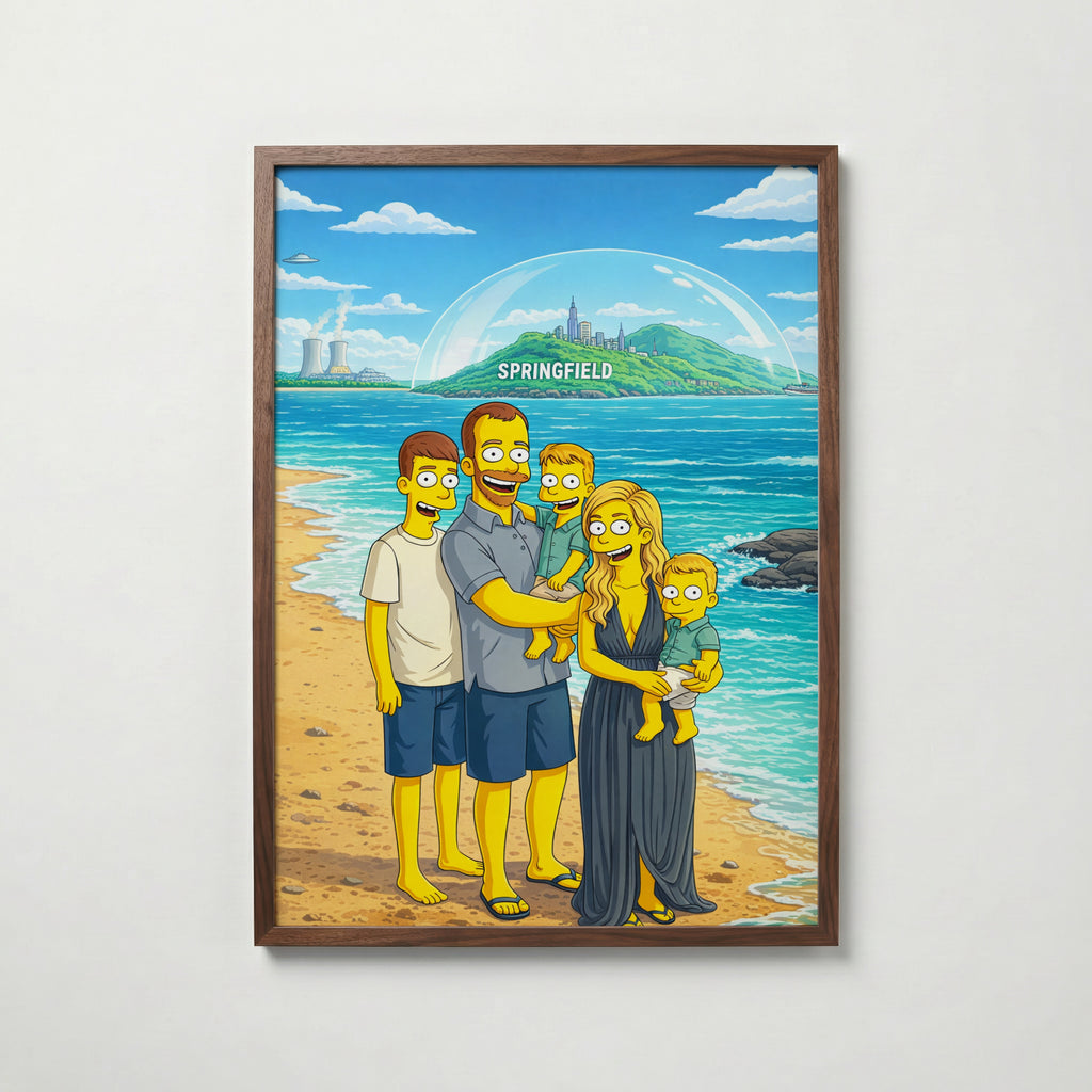 Spersonalizowany plakat Simpson - Stwórz własny projekt