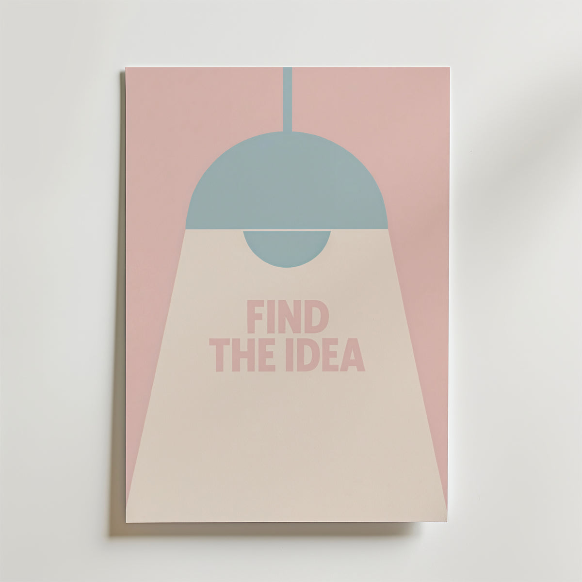 Find The Idea – stilfullt konsttryck från Bozetto, tryckt på matt finpapper i hög tryckkvalitet