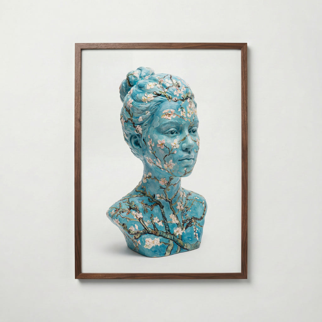 Almond Blossom Bust Poster – valnötsram