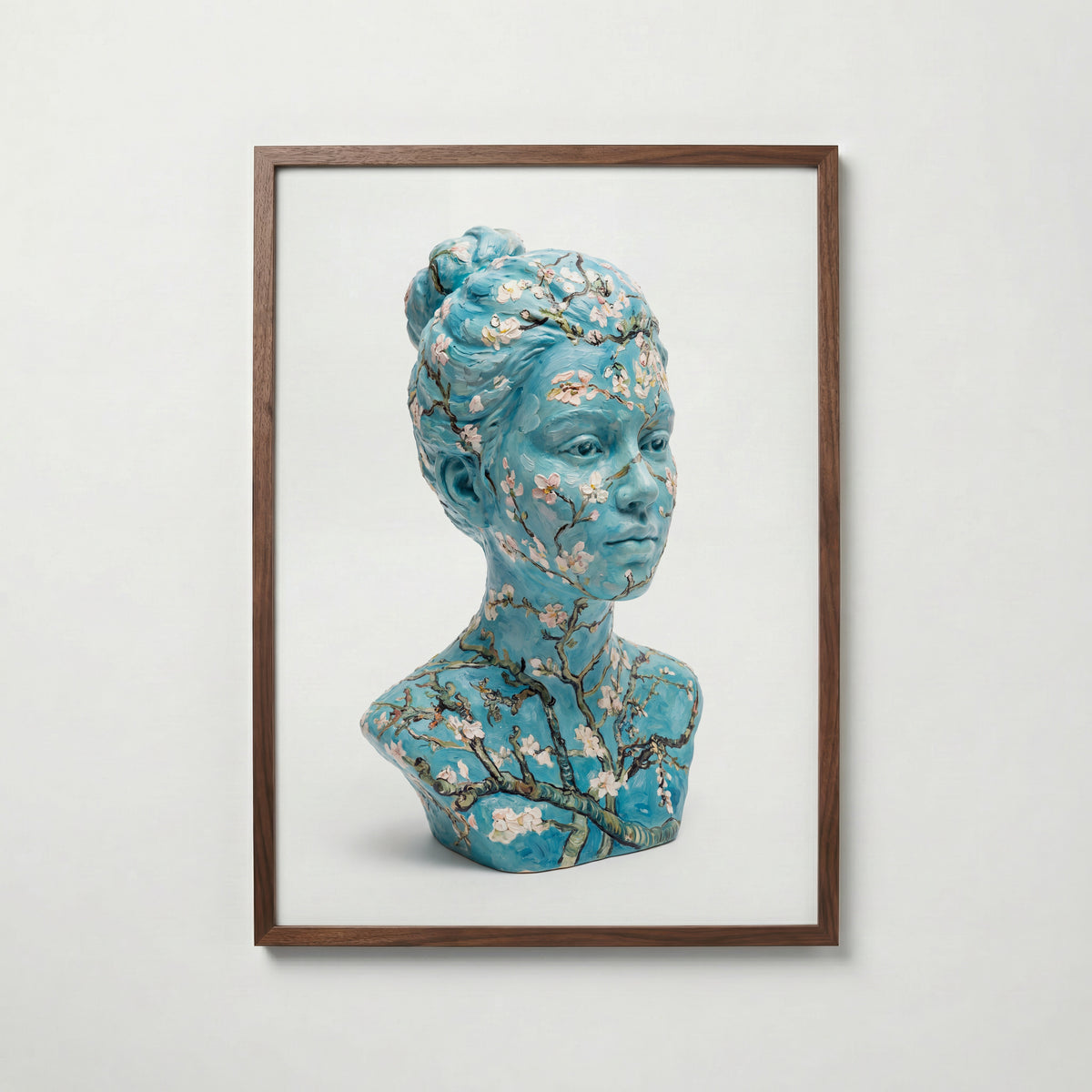 Almond Blossom Bust Poster – valnötsram