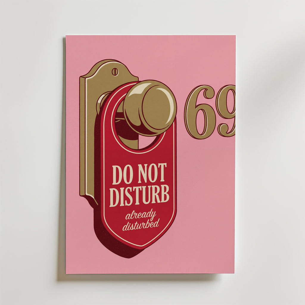 Already Disturbed Poster – canvas utan passepartout