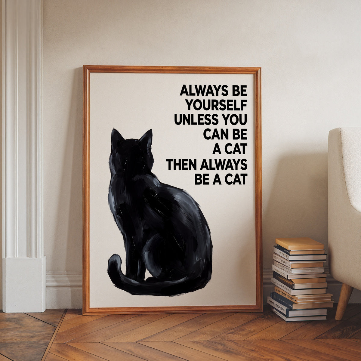 Always Be a Cat Poster – i rum 1