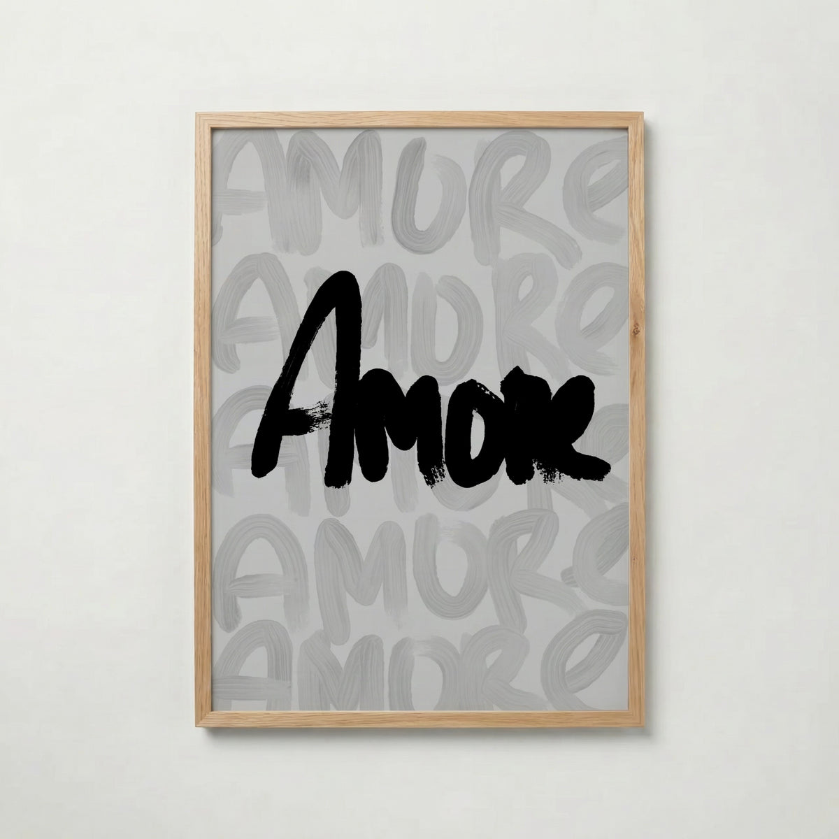 Amore Brushstroke Poster – ekram