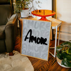 Amore Brushstroke Poster – i rum 1