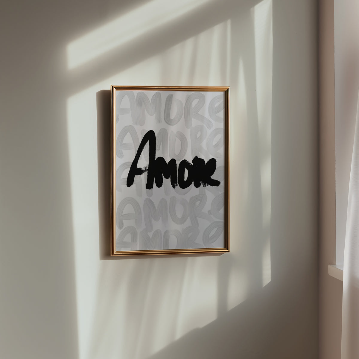 Amore Brushstroke Poster – i rum 2
